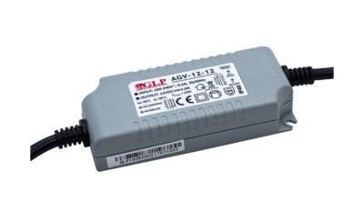 Sursă de alimentare GLP AGV-12-12, GLP: subtensiune 12V/1A, CV, IP40, carcasă din plastic foto