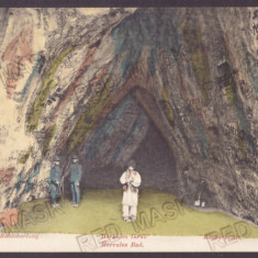 1583 - Baile HERCULANE The entrance to the Cave, Romania - old postcard - unused