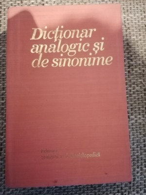 Dictionar analogic de sinonime foto