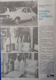 1986 Reclama cosmetice auto autoturism Dacia 1300 comunism 24x16 epoca aur