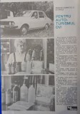 Reclama Auto Dacia 1300 - Cosmetice Auto Originala 1986, Epoca de Aur, Comunism - 24x16 cm - Colectie