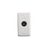 Priza TV directa Gewiss System GW20228, modular, 1m, alb