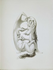 Jules PERAHIM - Compozitie Erotica 2, Heliogravura pe hartie Arches, 1972
