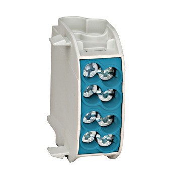 Clema de derivatie CU 4pct 25mmp 1P albastru Schrack IK026120 foto