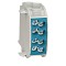 Clema de derivatie CU 4pct 25mmp 1P albastru Schrack IK026120