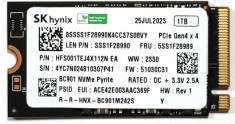 SSD 1TB SK Hynix Laptop, Lenovo, ThinkBook 14s Yoga G3 IRU Type 21JG, 5SS1F28989, SSS1F28990, M.2, format 2242, PCIe Gen4x4