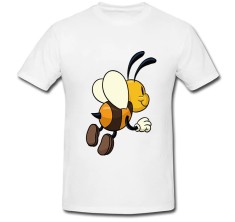 Tricou &amp;quot; Bee and honey drawing &amp;quot; foto
