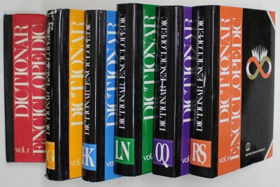 DICTIONAR ENCICLOPEDIC, VOLUMELE I-VI, DE LA A LA S, 1993 - 2006 foto