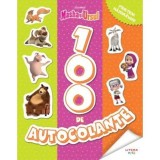 Masha si Ursul. 100 de autocolante. Prieteni nazdravani - Litera