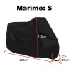 Husa Protectie Moto / Scuter marimea S, impermeabila, rezistenta la praf, negru, FIXATO