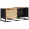 Gossi comoda tv, 90x30x40 cm, lemn mango &amp; trestie de zahar naturala