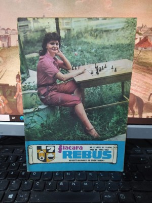 Flacăra Rebus, revistă de divertisment, nr. 11-2 (623-4) anul 27, iun. 1983, 151 foto