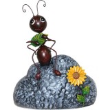 Decoratiune gradina, MagicHome, furnica, metalica, 24x15x30 cm GartenVIP DiyLine, Magic Home
