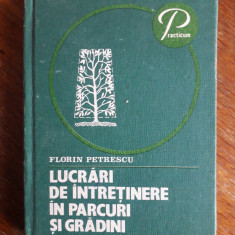 Lucrari de intretinere in parcuri si gradini - Florin Petrescu / R7P2F