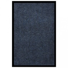 vidaXL Covoraș de ușă, albastru, 80x120 cm, cu dungi 331612