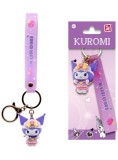 Yume Hello Kitty And Friends Keychain &amp; Strap Kuromi Cute Outfit Series Random