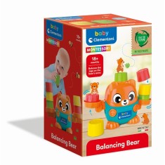 Clementoni - Montessori ursulet de echilibru pentru dezvoltarea senzoriala