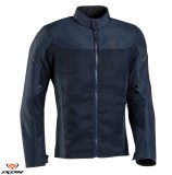 Geaca (jacheta) barbati pentru scuter - motocicleta Racing/Roadster Ixon vara model Fresh MS culoare: navy (albastru) Navy (albastru) L