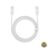 Cablu Date si Incarcare USB-C - USB-C Baseus Dynamic Series 100W 1m Alb CALD000202