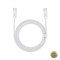 Cablu Date si Incarcare USB-C - USB-C Baseus Dynamic Series 100W 1m Alb CALD000202