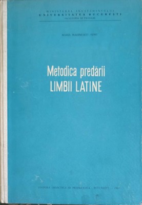 METODICA PREDARII LIMBII LATINE-MARIA MARINESCU HIMU-249617 foto