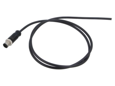 Conector M12 mufă tată drept aurit 5 PIN AMPHENOL foto
