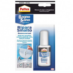 Email acrilic Pattex Bagno Sano Repair, pe baza de apa pentru retusuri cu efect de vopsea, 50ml - RESIGILAT