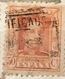 Timbre Interbelica TMB1ES Spania 50 cent