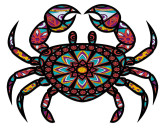 Cumpara ieftin Sticker decorativ, Mandala, Rac, Multicolor, 72 cm, 7296ST-6, Oem