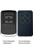 Telecomanda inlocuitoare poarta garaj 4 butoane 433Mhz cod saritor compatibila automatizari Hiland-T4301 (835-1)