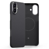 Husa iPhone 16 Plus Edizard Air MagSafe Case, negru