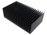 Radiator extrudat cu aripioare negru 150x250x83mm