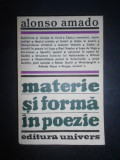 Amado Alonso - Materie si forma in poezie