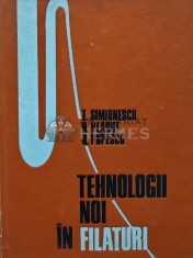Tehnologii noi in filaturi - 1968 - T. Simionescu (S291)
