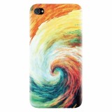 Husa silicon pentru Apple Iphone 4 / 4S, Big Wave Painting