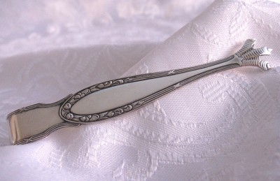 CLESTE PENTRU ZAHAR ARGINTAT PLACAT CU ARGINT 11 CM foto