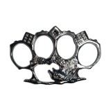 Pumnal tip box, rozeta autoaparare cu 3 zaruri, 1 cm grosime, gri,