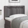 Tăblie cap Pe perete cu headboard Manual Gri 100 cm PVC