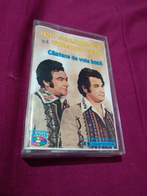 CASETA AUDIO ION DOLANESCU/TIBERIU CEIA-CANTECE DE VOIE BUNA RARA!!ORIGINALA foto