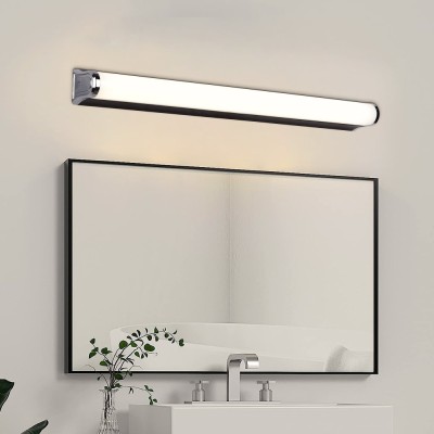 Aplica LED de Baie, GARDA, 16W, liniara, lumina Neutra, Negru ModernLight Concept foto