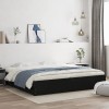 VidaXL Cadru de pat cu sertare negru 200x200 cm lemn prelucrat