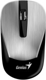 MOUSE Genius, &quot;ECO-8015&quot;, PC sau NB wireless, 2.4GHz, optic, 1600 dpi, butoane/scroll 3/1, argintiu, &quot;31030011411&quot; (timbru verde 0.18 lei)