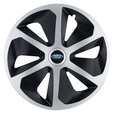 Set 4 capace roti Roco Gri-Negru R17 pentru gama auto Ford foto