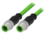 Cablu HARTING 4 pini 10m pentru senzori și automatizări M12