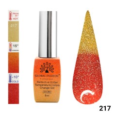 Oja semipermanenta termica, Temperature Color Change Disco 8ml, 217