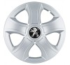 Set 4 Capace Roti Peugeot Bis Gray R16 - Accesorii Auto Jante Otel - Calitate Superioara, Fixare Sigura, Design Atractiv