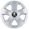 Set 4 Capace Roti pentru Peugeot, model Bis Gray, R16
