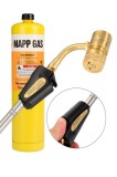 Pachet Arzător + Butelie MAPP Gas &ndash; Set Profesional pentru Sudură, Lipire Rapidă și &Icirc;ncălzire 2400&deg;C