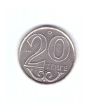Moneda Kazahstan 20 tenge 2010, stare foarte buna, curata