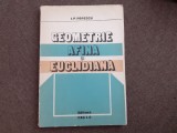 I. P. Popescu - Geometrie afina si euclidiana